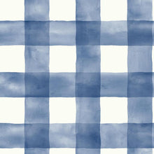 Load image into Gallery viewer, Checkmate Watercolor Plaid Peel and Stick Wallpaper