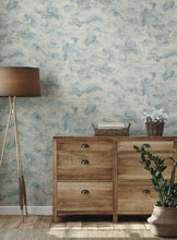 Load image into Gallery viewer, Coastal Map Peel and Stick Wallpaper