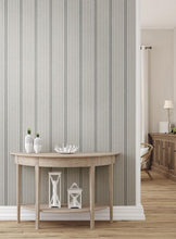 Load image into Gallery viewer, French Linen Stripe Peel and Stick Wallpaper