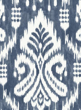 Load image into Gallery viewer, Windswept cliffs and rocky coastlines inspire the worldly elegance of pattern Hawthorne Ikat.