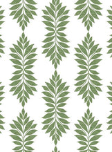 Load image into Gallery viewer, Pattern Broadsands Botanica is a thoughtfully placed pattern of botanical leaves in a delicate medallion of greenery.