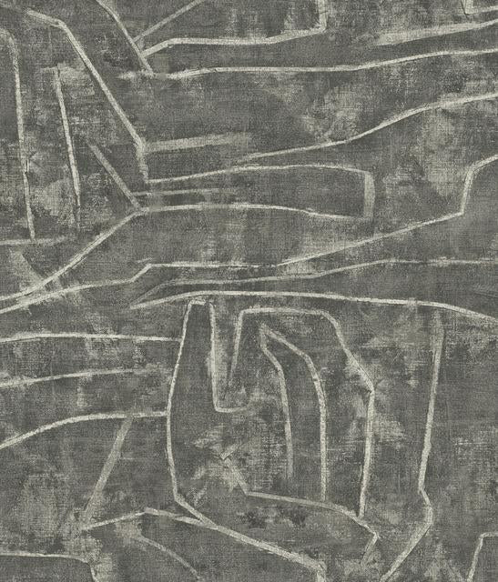 Urban Chalk Neutral and Pearl Peel and Stick Wallpaper