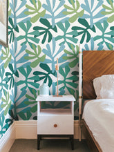 Load image into Gallery viewer, Kinetic Tropical Peel and Stick Wallpaper