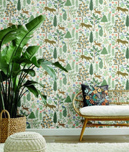 Load image into Gallery viewer, Menagerie Peel and Stick Wallpaper