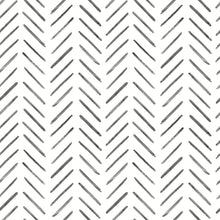 Load image into Gallery viewer, Painted Herringbone Peel & Stick Wallpaper
