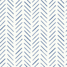 Load image into Gallery viewer, Painted Herringbone Peel & Stick Wallpaper