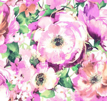 Load image into Gallery viewer, WATERCOLOR FLORAL PEEL & STICK WALLPAPER MURAL