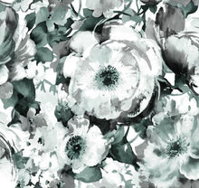 Load image into Gallery viewer, WATERCOLOR FLORAL PEEL & STICK WALLPAPER MURAL