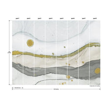 Load image into Gallery viewer, SEA FOAM PEEL & STICK WALLPAPER MURAL