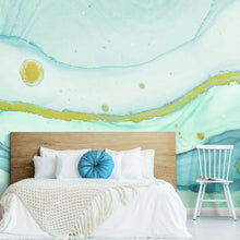 Load image into Gallery viewer, SEA FOAM PEEL & STICK WALLPAPER MURAL