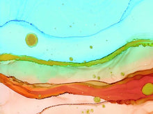 Load image into Gallery viewer, SEA FOAM PEEL & STICK WALLPAPER MURAL