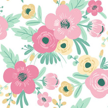 Load image into Gallery viewer, POPPY FLORAL PEEL & STICK WALLPAPER