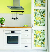 Load image into Gallery viewer, LEMON ZEST PEEL & STICK WALLPAPER