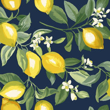 Load image into Gallery viewer, LEMON ZEST PEEL & STICK WALLPAPER