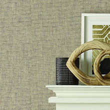 Load image into Gallery viewer, FAUX GRASSCLOTH WEAVE PEEL & STICK WALLPAPER