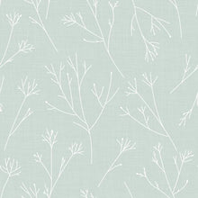 Load image into Gallery viewer, Walls become a backyard garden with Green Twigs Peel and Stick Wallpaper by RoomMates. This pattern, inspired by the natur...