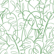 Load image into Gallery viewer, Tamara's family vacations inspire the playful child-like botanical line art of the pattern Tropical Signature.
