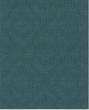 Load image into Gallery viewer, Geometric Teal Kairo Wallpaper