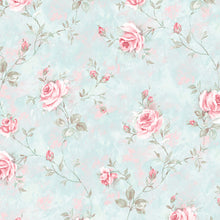 Load image into Gallery viewer, wallpaper, wallpapers, roses, leaves, branches, floral, flowers, trail