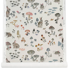Load image into Gallery viewer, Mushroom Valley Wallpaper in Linen