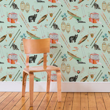 Load image into Gallery viewer, Wallpaper- Upstate Camp in Midcentury