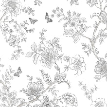 Load image into Gallery viewer, Butterfly Toile Wallpaper