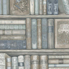 Load image into Gallery viewer, wallpaper, wallpapers, books, bookcase, vintage, old books, leather bound books, shelves