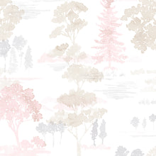 Load image into Gallery viewer, wallpaper, wallpapers, forest, trees, landscape, watercolour