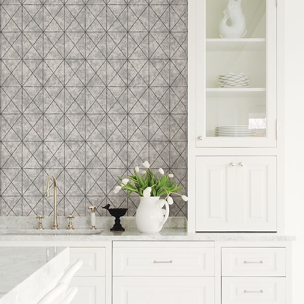 Intersection Silver Geometric