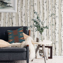 Load image into Gallery viewer, Pioneer Birch Tree Wallpaper