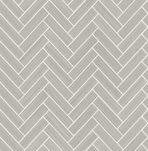 Load image into Gallery viewer, HERRINGBONE INLAY PEEL AND STICK WALLPAPER