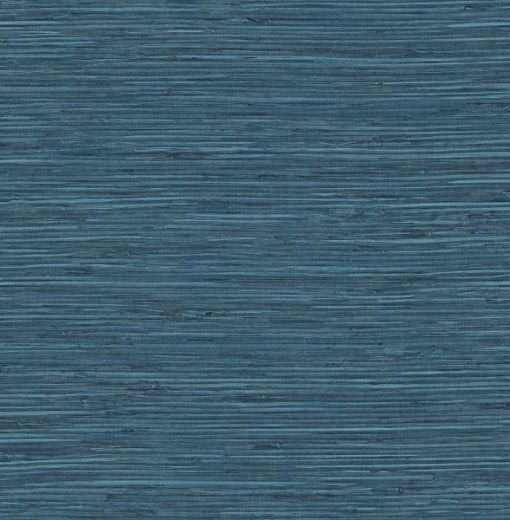 Saybrook Faux Rushcloth - Cove Grey & Metallic Silver