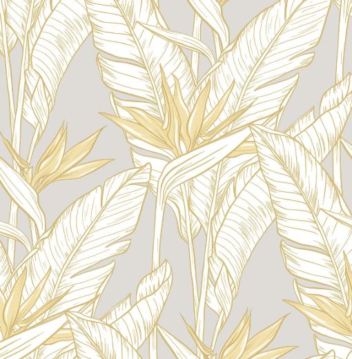 BIRDS OF PARADISE PEEL AND STICK WALLPAPER