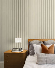 Load image into Gallery viewer, FAUX WOODEN SLATS PEEL AND STICK WALLPAPER
