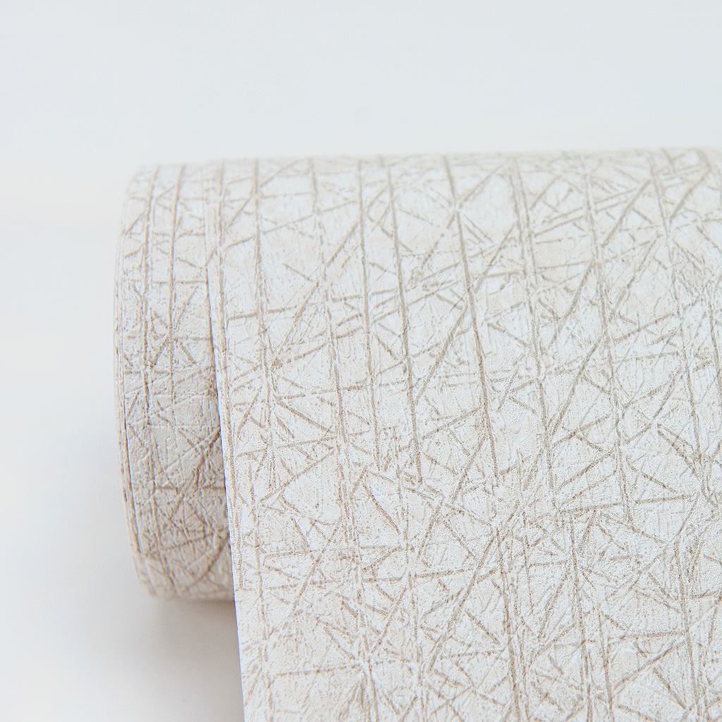 Nagano White Distressed Texture Wallpaper