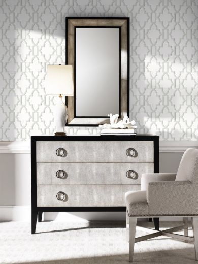 Coastal Lattice - Hampton Blue