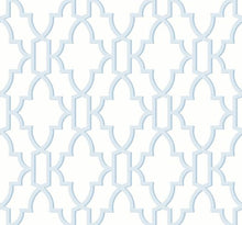 Load image into Gallery viewer, COASTAL LATTICE PEEL AND STICK WALLPAPER