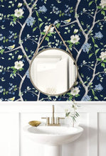 Load image into Gallery viewer, LILLIAN FLORAL TRAIL PEEL AND STICK WALLPAPER