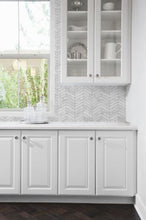 Load image into Gallery viewer, MARBLED CHEVRON PEEL AND STICK WALLPAPER