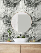 Load image into Gallery viewer, PALM TILE PEEL AND STICK WALLPAPER