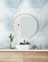 Load image into Gallery viewer, PALM TILE PEEL AND STICK WALLPAPER