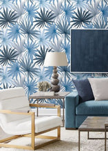 Load image into Gallery viewer, TROPIC PALM TOSS PEEL AND STICK WALLPAPER