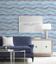 Load image into Gallery viewer, IKAT WAVES PEEL AND STICK WALLPAPER