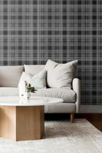 Load image into Gallery viewer, RAD PLAID PEEL AND STICK WALLPAPER