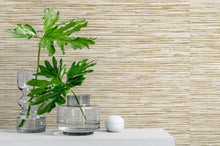 Load image into Gallery viewer, GRASSCLOTH PEEL AND STICK WALLPAPER