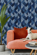 Load image into Gallery viewer, MARQUETRY PEEL AND STICK WALLPAPER
