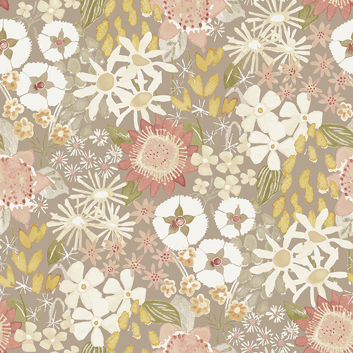 Karina Wildflower Garden Wallpaper