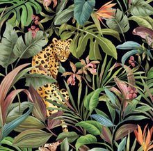 Load image into Gallery viewer, TROPICAL LEOPARD PEEL AND STICK WALLPAPER