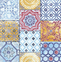 Morocaan Tile - Blue & Copper