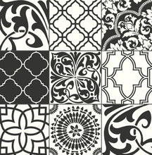 Load image into Gallery viewer, GRAPHIC TILE PEEL AND STICK WALLPAPER